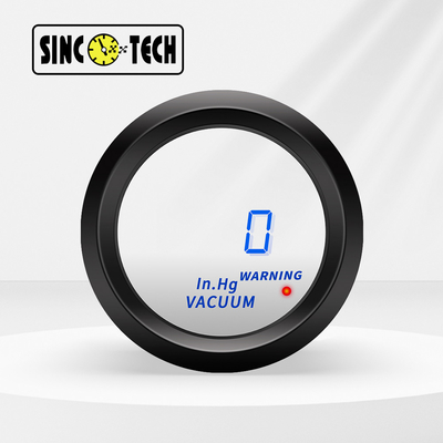 Sinco Tech LED 2'' Vacuum Gauge Bar Turbo Meter 6113B Auto Mobile Led Display