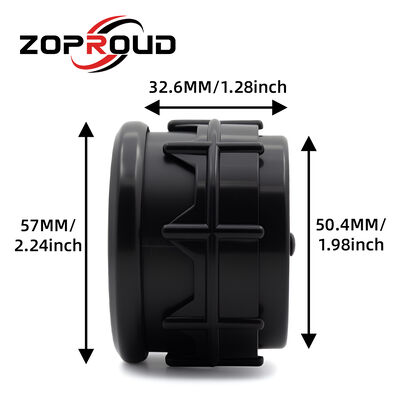 ZOPROUD 2''Digital LED Double Display Gauge Water Temperature Volts Gauge 12v/24v