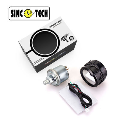 6116B صافي مقياس ضغط الزيت البلاستيكي عرض السيارات المتنقلة 52 مم