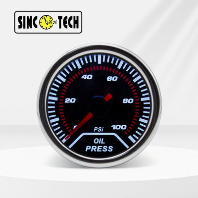 6146T Sinco Tech Oil Press Gauge Meter Auto Mobile مؤشر عرض 52 مللي متر سيارة